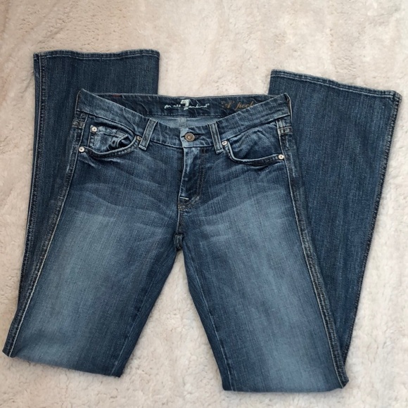 𝅺brand new 7 for all mankind A pocket faded jeans - Picture 4 of 10